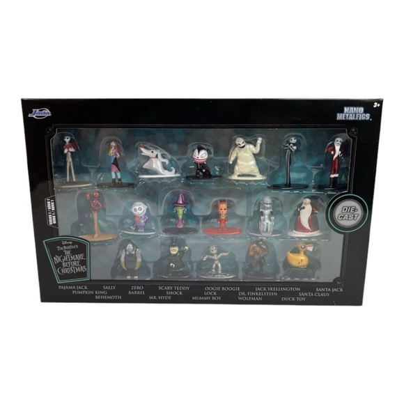 Tim Burton's Nightmare Before Christmas Disney 18 Pc Diecast Figure Set - Picture 3 of 4